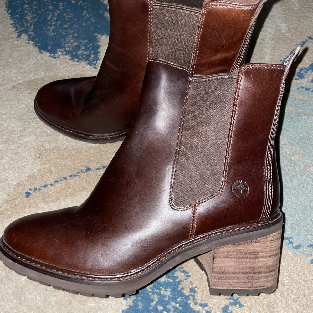 Timberland Women's Brown Leather Boots